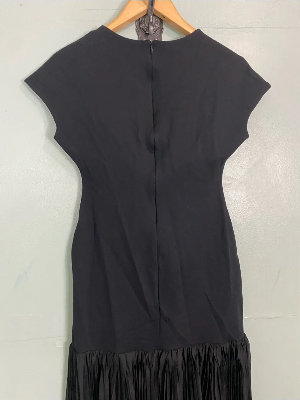 Delfi Collective Nova Dress Black Maxi Cut Out Drop Waist Large - Picture 7 of 7